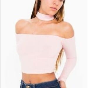 America apparel choker top size M